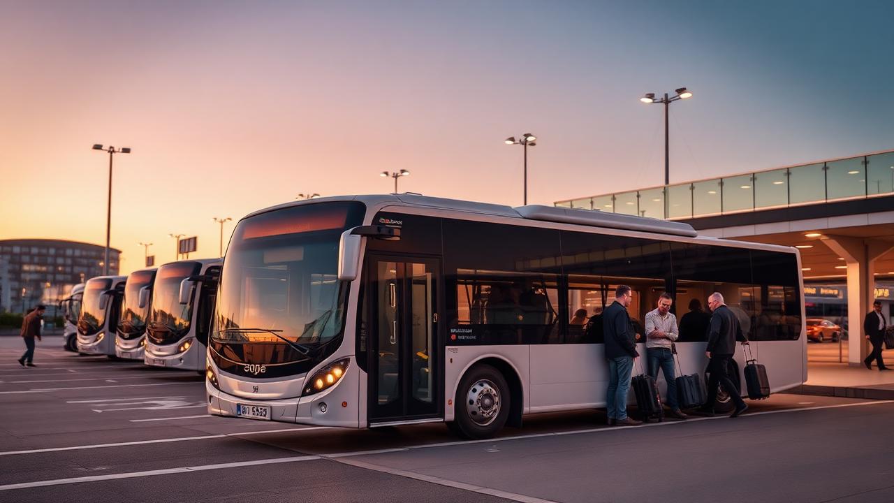 Autobus Slovak Lines na letisku Viedeň-Schwechat — porovnanie s taxi transferom